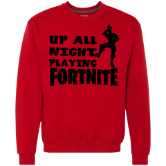 Fortnite Up All Night Playing Fortnite Sweatshirt - The White Eagles