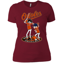 Baltimore Orioles Baseball Rick And Morty Ladies' Shirt - The White Eagles