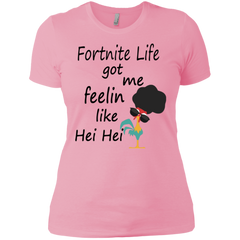 Fortnite Life Got Me Feelin Like Hei Hei Ladies' Shirt - The White Eagles