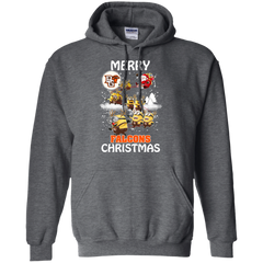 Bowling Green Falcons Ugly Christmas Sweaters Minions Santa Claus Merry Christmas Hoodie - The White Eagles