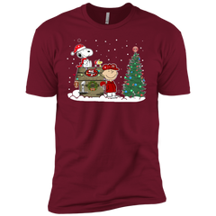 San Francisco 49ers Snoopy The Peanuts Ugly Christmas Sweater  Super Bowl Men's Sleeve Shirt - The White Eagles