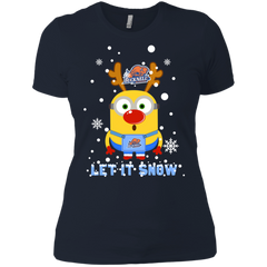 Minion Bucknell Bison Ugly Christmas Sweaters Let It Snow Ladies' Shirt - The White Eagles