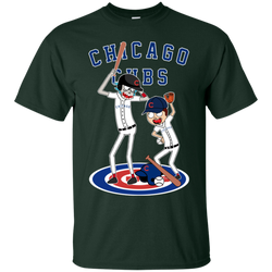 Chicago Cubs Baseball Rick And Morty Cotton T-Shirt - The White Eagles