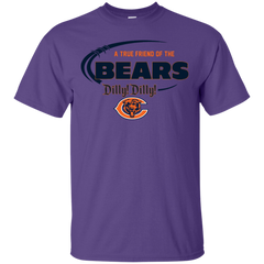 Dilly Dilly Chicago Bears A True Friend Of The Bears Cotton T-Shirt - The White Eagles