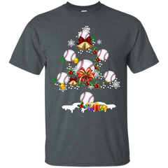 Christmas Is Coming Baseball Santa Claus Ugly Christmas Sweater Cotton T-Shirt - The White Eagles