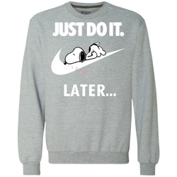 Just Do It The Peanuts Movie Snoopy Nike Logo Sweatshirt - The White Eagles