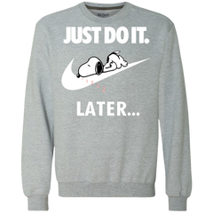 Just Do It The Peanuts Movie Snoopy Nike Logo Sweatshirt - The White Eagles