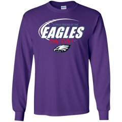 Nfl Dilly Dilly Philadelphia Eagles A True Friend Of The Eagles LS Cotton T-Shirt - The White Eagles