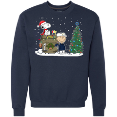 San Diego Chargers Snoopy The Peanuts Ugly Christmas Sweater  Super Bowl Sweatshirt - The White Eagles