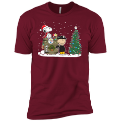 Pittsburgh Steelers Snoopy The Peanuts Ugly Christmas Sweater  Super Bowl Men's Sleeve Shirt - The White Eagles