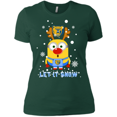 Minion Northern Colorado Bears Ugly Christmas Sweaters Let It Snow Ladies' Shirt - The White Eagles
