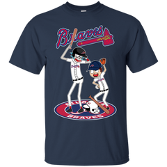 Atlanta Braves Baseball Rick And Morty Cotton T-Shirt - The White Eagles
