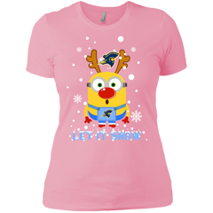 Minion Etsu Buccaneers Ugly Christmas Sweaters Let It Snow Ladies' Shirt - The White Eagles