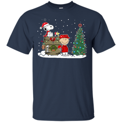 Tampa Bay Buccaneers Snoopy The Peanuts Ugly Christmas Sweater  Super Bowl Cotton T-Shirt - The White Eagles