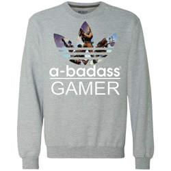 A-badass Gamer Fortnite Adidas Sweatshirt - The White Eagles