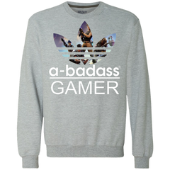 A-badass Gamer Fortnite Adidas Sweatshirt - The White Eagles