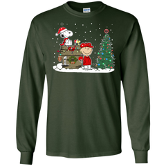 Tampa Bay Buccaneers Snoopy The Peanuts Ugly Christmas Sweater  Super Bowl LS Cotton T-Shirt - The White Eagles
