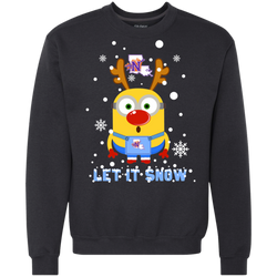 Minion Northwestern State Demons Ugly Christmas Sweaters Let It Snow Sweatshirt - The White Eagles