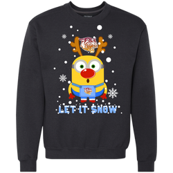 Minion Bethune-cookman Wildcats Ugly Christmas Sweaters Let It Snow Sweatshirt - The White Eagles