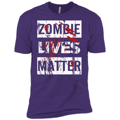 Zombie Lives Matter Tshirt Men's Sleeve Shirt - The White Eagles