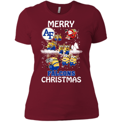Air Force Falcons T Shirts Minions Santa Claus Merry Christmas Hoodies Sweatshirts Ladies' Shirt - The White Eagles