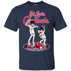 St Louis Cardinals Baseball Rick And Morty Cotton T-Shirt - The White Eagles