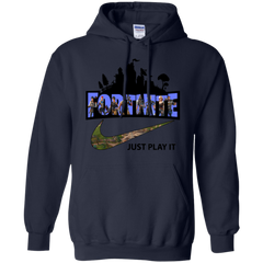 Fortnite Just Play It Nike Logo Hoodie - The White Eagles