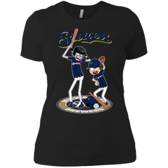 Milwaukee Brewers Baseball Rick And Morty Ladies' Shirt - The White Eagles