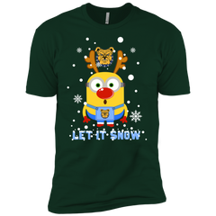 Minion North Carolina A&t Aggies Ugly Christmas Sweaters Let It Snow Men's Sleeve Shirt - The White Eagles