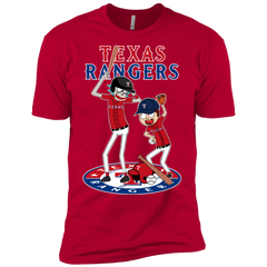 Texas Rangers Baseball Rick And Morty Men's Sleeve Shirt - The White Eagles