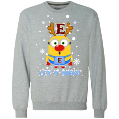 Minion Elon Phoenix Ugly Christmas Sweaters Let It Snow Sweatshirt - The White Eagles