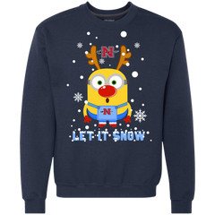 Minion Nicholls Colonels Ugly Christmas Sweaters Let It Snow Sweatshirt - The White Eagles