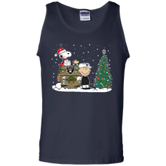Oakland Raiders Snoopy The Peanuts Ugly Christmas Sweater  Super Bowl Tank Top - The White Eagles
