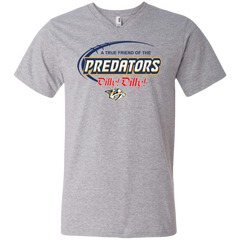 Dilly Dilly A True Friend Of The Nashville Predators Men's V-Neck T-Shirt - The White Eagles