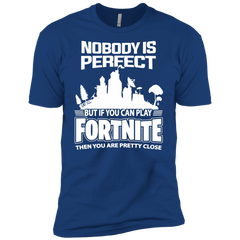 Fortnite Nobody Is Perfect But If You Can Play Fortnite Men's Sleeve Shirt - The White Eagles