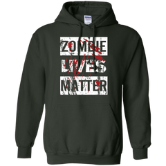 Zombie Lives Matter Tshirt Hoodie - The White Eagles