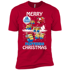 Georgia State Panthers Ugly Christmas Sweaters Minions Santa Claus Merry Christmas Men's Sleeve Shirt - The White Eagles