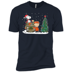 Cleveland Browns Snoopy The Peanuts Ugly Christmas Sweater  Super Bowl Men's Sleeve Shirt - The White Eagles