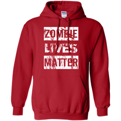 Zombie Lives Matter Tshirt Hoodie - The White Eagles