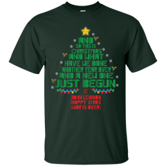And So This Is And What Have We Done Another Year Over And A New One Just Begun John Lennon War Is Over Cotton T-Shirt - The White Eagles