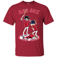 Boston Red Sox Baseball Rick And Morty Cotton T-Shirt - The White Eagles