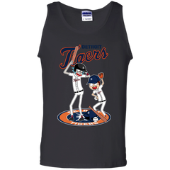 Detroit Tigers Baseball Rick And Morty Tank Top - The White Eagles