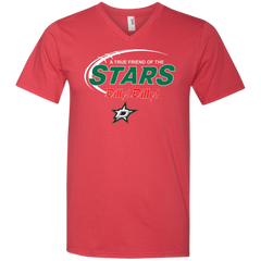Dilly Dilly A True Friend Of The Dallas Stars Men's V-Neck T-Shirt - The White Eagles