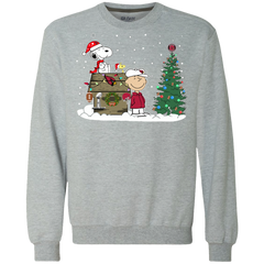 Arizona Cardinals Snoopy The Peanuts Movie Christmas Football Super Bowl Sweatshirt - The White Eagles