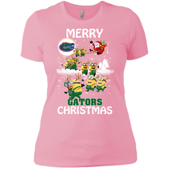 Florida Gators Ugly Christmas Sweaters Minions Santa Claus Merry Christmas Ladies' Shirt - The White Eagles