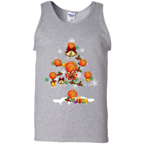 Christmas Is Coming Basketball Santa Claus Ugly Christmas Sweater Tank Top - The White Eagles