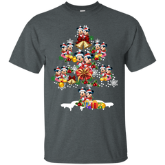 Christmas Is Coming Mickey Mouse Santa Claus Ugly Christmas Sweater Cotton T-Shirt - The White Eagles