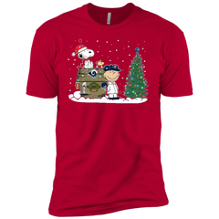 Los Angeles Rams Snoopy The Peanuts Ugly Christmas Sweater  Super Bowl Men's Sleeve Shirt - The White Eagles
