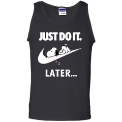 Just Do It The Peanuts Movie Snoopy Nike Logo Tank Top - The White Eagles