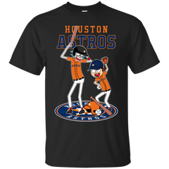 Houston Astros Baseball Rick And Morty Cotton T-Shirt - The White Eagles